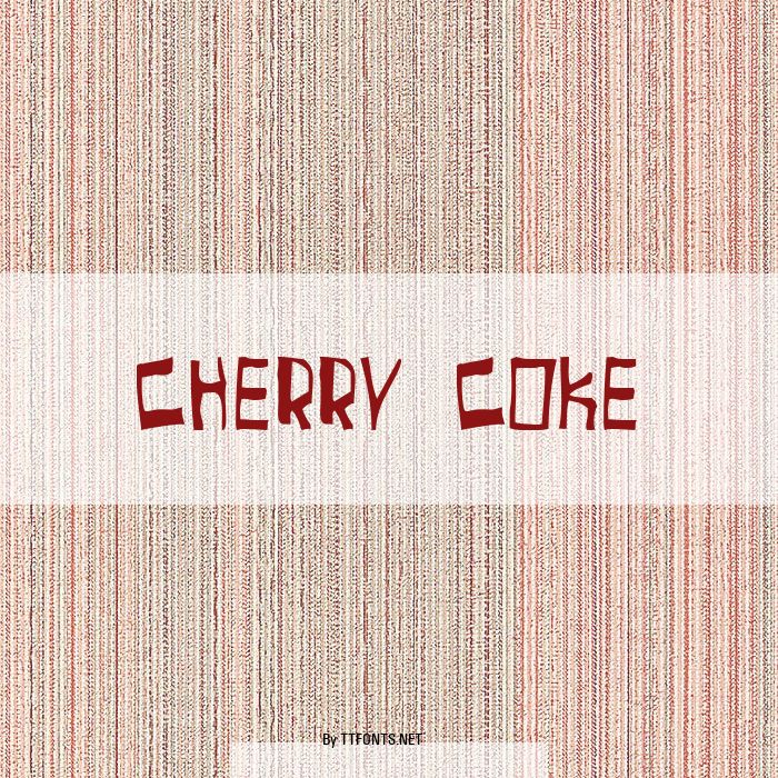 Cherry Coke example
